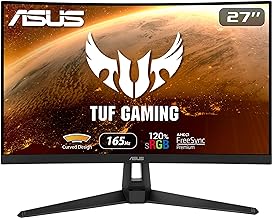 Photo 1 of ASUS TUF Gaming VG27VH1B 27” Curved Monitor, 1080P Full HD, 165Hz (Supports 144Hz), Extreme Low Motion Blur, Adaptive-sync, FreeSync Premium, 1ms, Eye Care, HDMI D-Sub, BLACK
