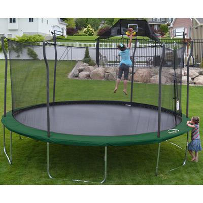 Photo 1 of 15' Round Trampoline with Safety Enclosure
