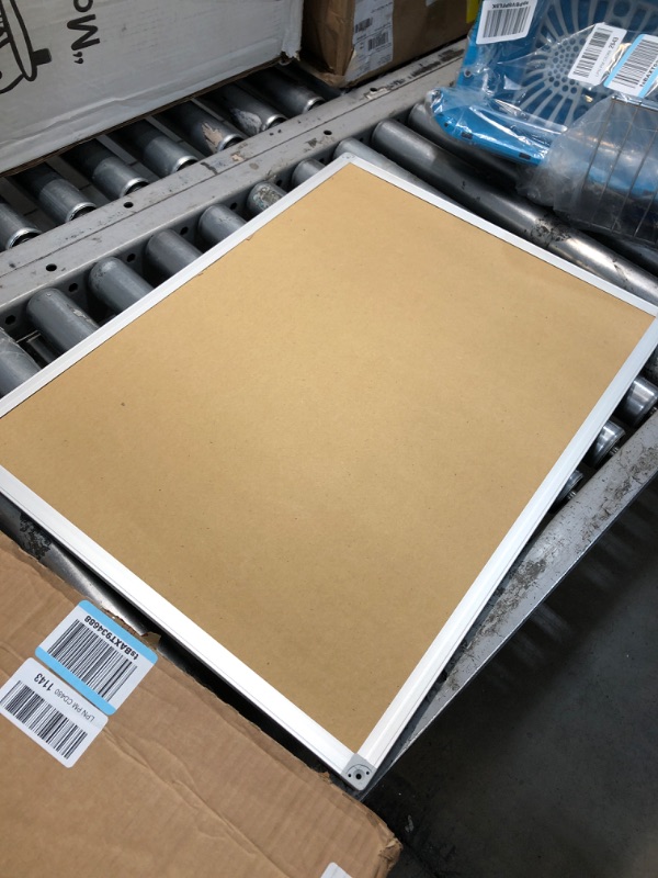 Photo 1 of Boardsplus Bulletin Board - 24” W x 18” H - Cork Surface, Aluminum Frame