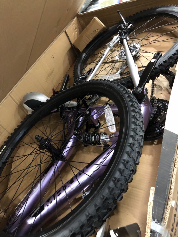 Photo 3 of ***Parts Only***Mongoose Maxim Girls Mountain Bike, 24-Inch Wheels, Aluminum Frame, 21-Speed Drivetrain, Lavender