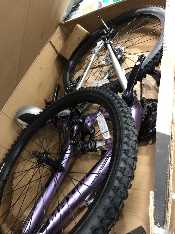 Photo 2 of ***Parts Only***Mongoose Maxim Girls Mountain Bike, 24-Inch Wheels, Aluminum Frame, 21-Speed Drivetrain, Lavender