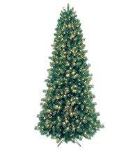 Photo 1 of 23126 - GE Just Cut® Scotch Pine, 9 ft., Color Choice® LED, 1000ct MicroBright Lights, Multi/Warm White
