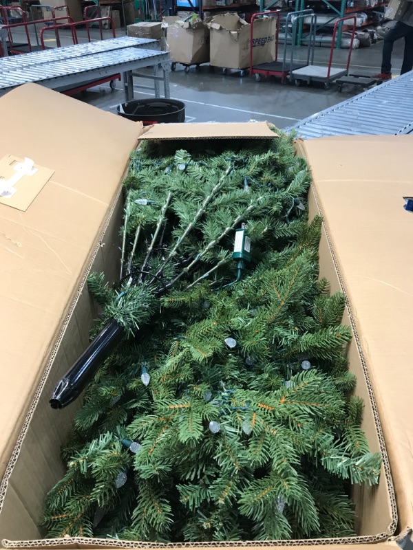 Photo 2 of ***USED - UNABLE TO TEST***
23102 - GE Just Cut® Richmond Fir, 7.5 ft., Color Choice® LED, 700ct C-5 MicroBright Lights, Multi/Warm White