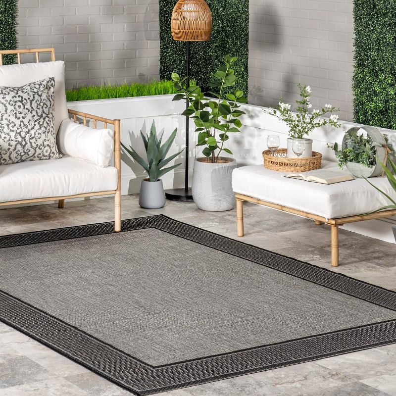 Photo 1 of 3'x4' nuLOOM Gris Contemporary Indoor/Outdoor Area Rug