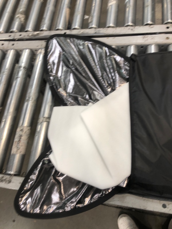 Photo 2 of 2023 Upgraded Non-Sag Sunshade Roof for Tesla Model Y Glass Roof, Foldable Sunshade with Storage Bag, Heat Insulation UV Sun Blocking Sunroof for 2021-2023 Tesla Model Y
