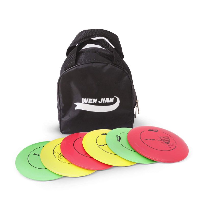 Photo 1 of **SEE NOTES**WEN JIAN Disc Golf Set, Disc Golf Starter Set with 9 Discs