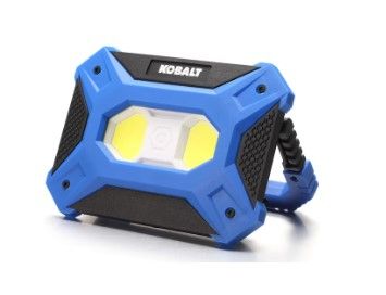 Photo 1 of **SEE NOTES**Kobalt 1000-Lumen LED Blue Battery-operated Portable Work Light
