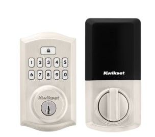 Photo 1 of **SEE NOTES**Kwikset Signature Series 260 SmartCode Satin Nickel Single Cylinder Smartkey Electronic Deadbolt Lighted Keypad
