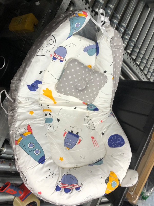 Photo 2 of Baby Lounger Cover with Pillow,Baby Nest Cover,Snugly Fit Infant Lounger for Baby, Removable Bed Cover for Newborn