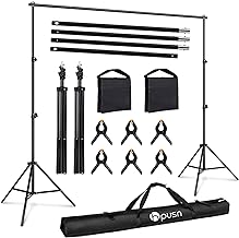 Photo 1 of HPUSN Photo Video Studio 10ft. Adjustable Backdrop Stand