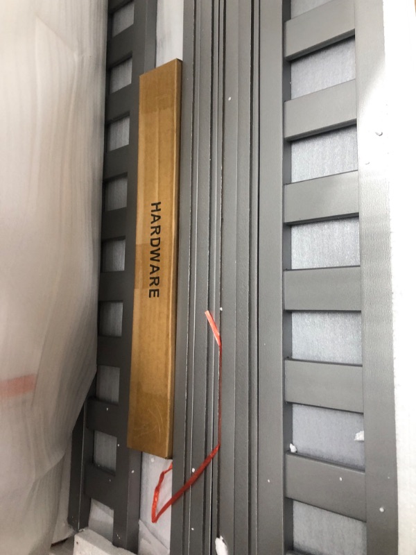Photo 1 of Dream On Me Emily Changing Table In Steel Grey, Comes With 1" Changing Pad, Features Two Shelves, Portable Changing Station, Made Of Sustainable New Zealand Pinewood
