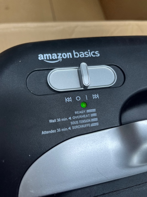 Photo 1 of Amazon Basics 8 Sheet Cross Cut Paper and Credit Card Shredder with 4.1 Gallon Bin, Black