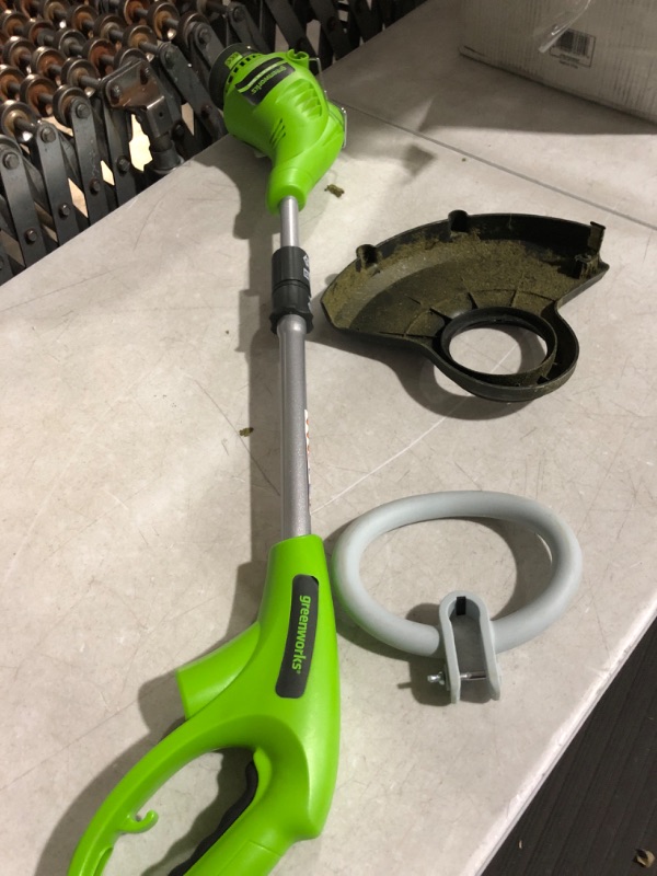 Photo 3 of **FOR PARTS ONLY**
Greenworks 4 Amp 13" Corded Electric String Trimmer 