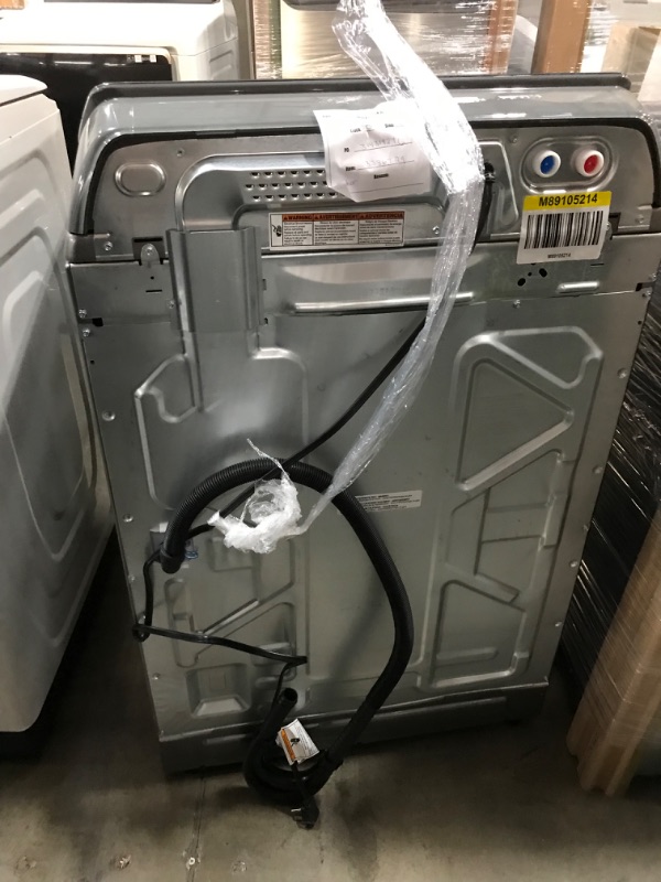 Photo 7 of Whirlpool Smart Capable w/Load and Go 5.3-cu ft High Efficiency Impeller and Agitator Smart Top-Load Washer (Chrome Shadow) ENERGY STAR
