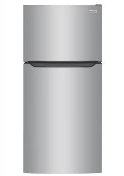 Photo 1 of Frigidaire Garage-Ready 20-cu ft Top-Freezer Refrigerator (Fingerprint Resistant Stainless Steel)
