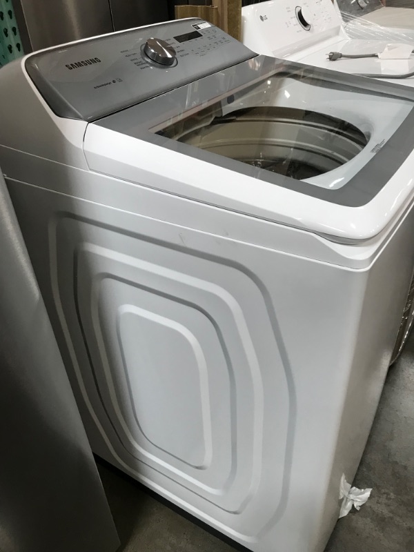 Photo 3 of Samsung 5-cu ft High Efficiency Impeller Top-Load Washer (White) ENERGY STAR
