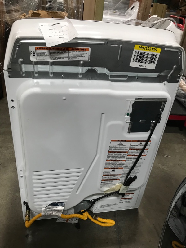 Photo 5 of Maytag Smart Capable 7.4-cu ft Hamper DoorSmart Gas Dryer (White)
