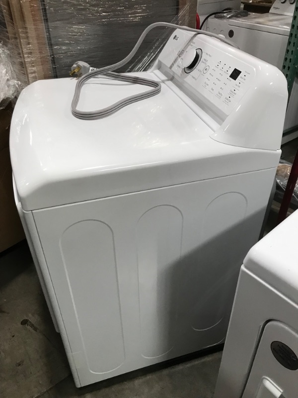 Photo 3 of LG 7.3-cu ft Electric Dryer (White) ENERGY STAR
