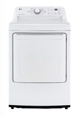 Photo 1 of LG 7.3-cu ft Electric Dryer (White) ENERGY STAR
