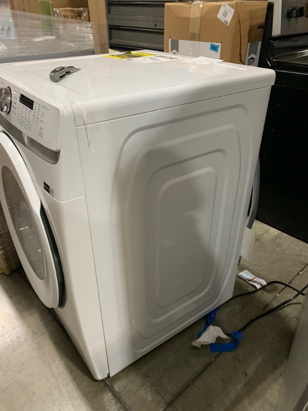 Photo 5 of Samsung 4.5-cu ft High Efficiency Stackable Front-Load Washer (White) ENERGY STAR
