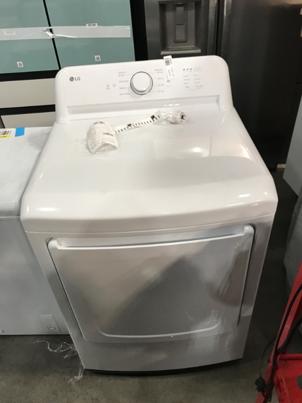 Photo 2 of LG 7.3-cu ft Electric Dryer (White) ENERGY STAR
