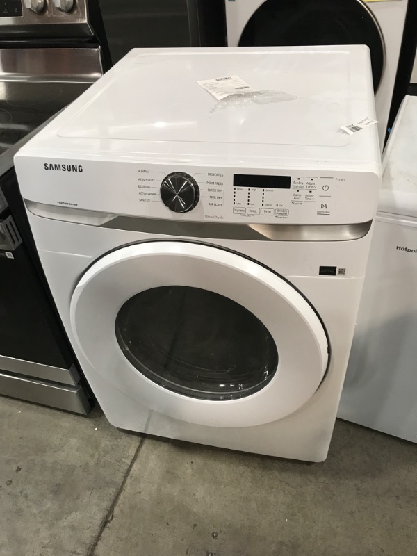 Photo 2 of Samsung 7.5-cu ft Stackable Electric Dryer (White)
