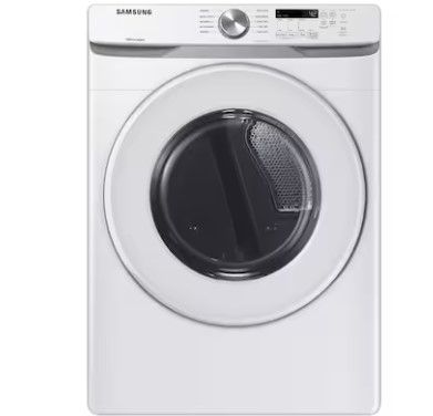 Photo 1 of Samsung 7.5-cu ft Stackable Electric Dryer (White)
