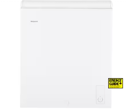 Photo 1 of Hotpoint 4.9-cu ft Manual Defrost Chest Freezer (White)
