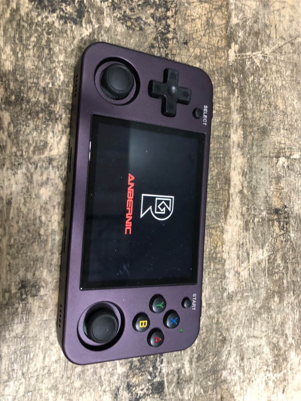 Photo 3 of RG353M Metal Retro Game Handheld Game Console with Android 11 64bit Linux System 3.5’’ IPS Touch Screen Built-in 64G TF and Hall joystick RG353M-PURPLE