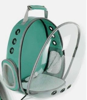 Photo 1 of * used * see all images * 
Bird Carrier Cage Bird Travel Backpack with Stainless Steel Tray and StandinG