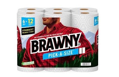 Photo 1 of Brawny® Paper Towels, 6 Double Rolls