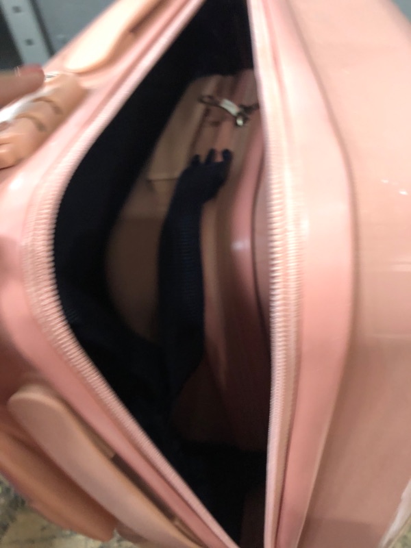 Photo 2 of **LOCKED - UNKNOWN LOCK COMBINATION**
Coolife Luggage Suitcase expandable (carry on 20 in sakura pink)