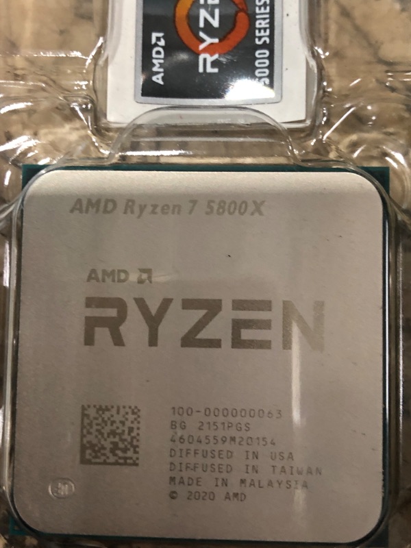 Photo 3 of AMD Ryzen 7 5800X 8-core, 16-Thread Unlocked Desktop Processor