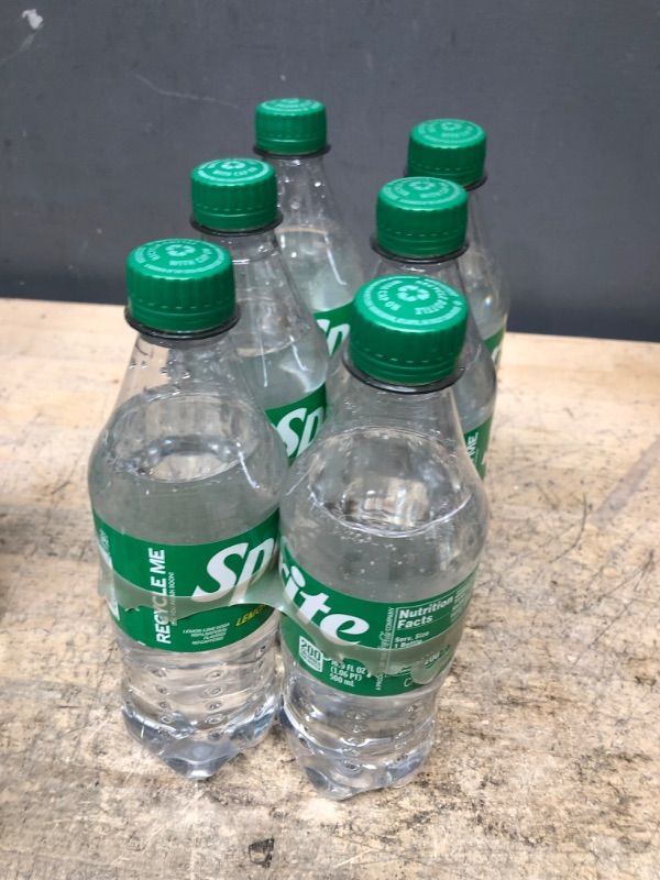 Photo 2 of *EXP DEC 2023* Sprite, 16.9 fl oz, 6 Pack Sprite 16.9 Ounce Bottles (Pack of 6)