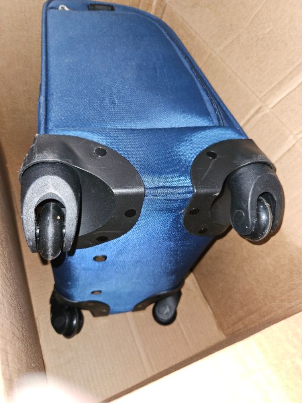 Photo 3 of (VISIBLY USED)  Samsonite Underseat Carry-On Spinner with USB Port, Ocean, One Size One Size Ocean