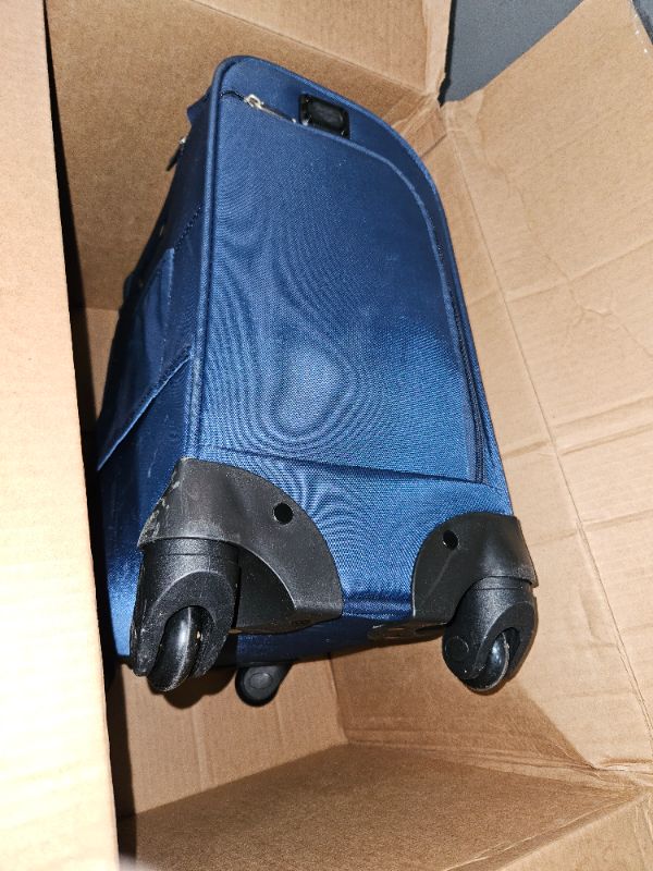 Photo 2 of (VISIBLY USED)  Samsonite Underseat Carry-On Spinner with USB Port, Ocean, One Size One Size Ocean