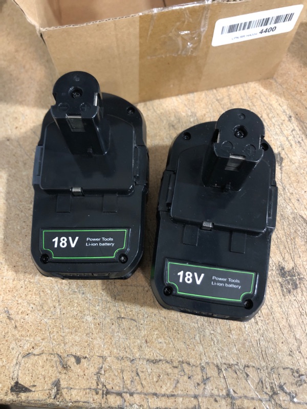 Photo 2 of Upgraded 7.0Ah 2Packs P108 18V Battery Compatible with Ryobi 18V ONE+ Battery Replacement P108 P102 P103 P104 P105 P107 P109 P122 Cordless Tool Batteries Rapid Rechargeable Batteries with Indicator