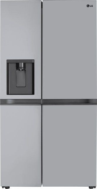 Photo 1 of LG - 27.6 Cu. Ft. Side-by-Side Smart Refrigerator - Stainless Steel
