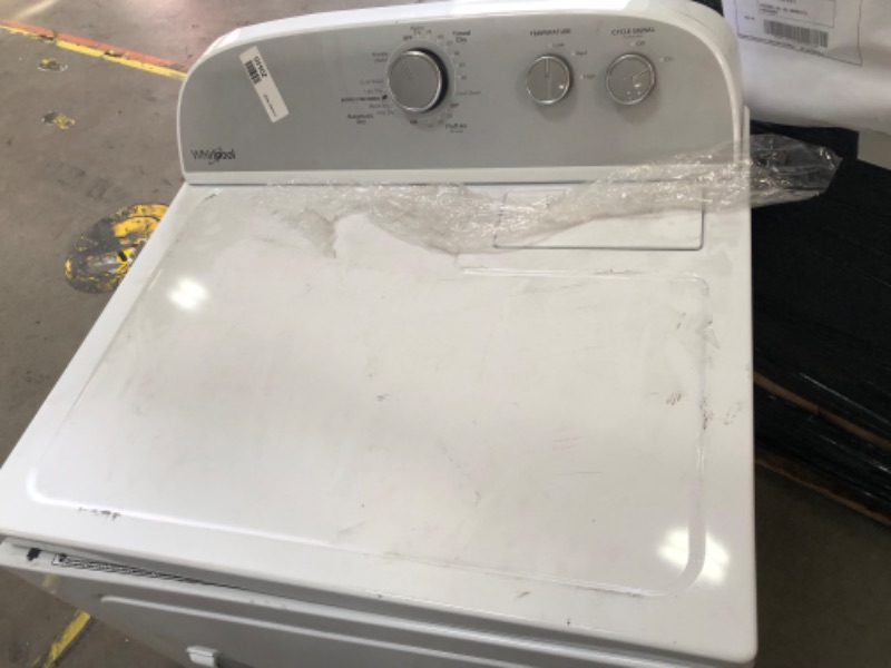 Photo 6 of *parts only* Whirlpool 7-cu ft Electric Dryer (White)