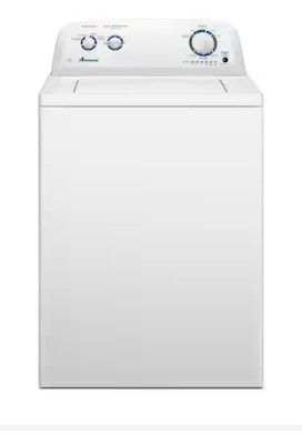 Photo 1 of Amana 3.5-cu ft Agitator Top-Load Washer (White)
