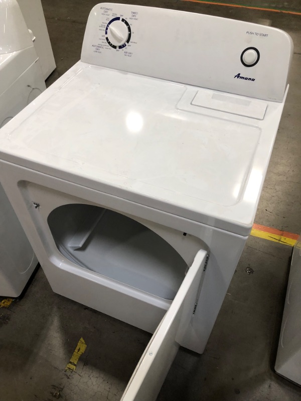 Photo 2 of Amana 6.5-cu ft Electric Dryer (White)
