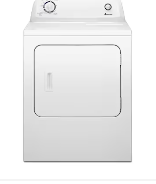 Photo 1 of Amana 6.5-cu ft Electric Dryer (White)
