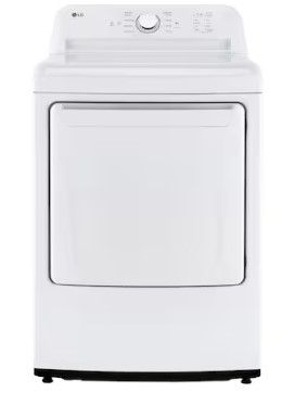 Photo 1 of LG 7.3-cu ft Electric Dryer (White) ENERGY STAR
