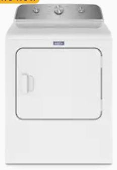 Photo 1 of Maytag 7-cu ft Electric Dryer (White)