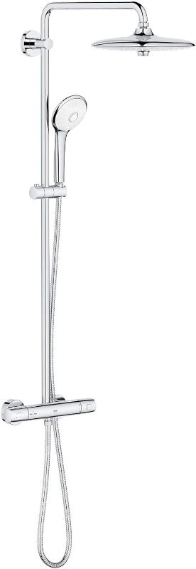 Photo 1 of ***Parts Only***GROHE 26128002 Euphoria 260 CoolTouchThermostatic Shower System, 1.75 gpm, Starlight Chrome 260 CoolTouch StarLight Chrome