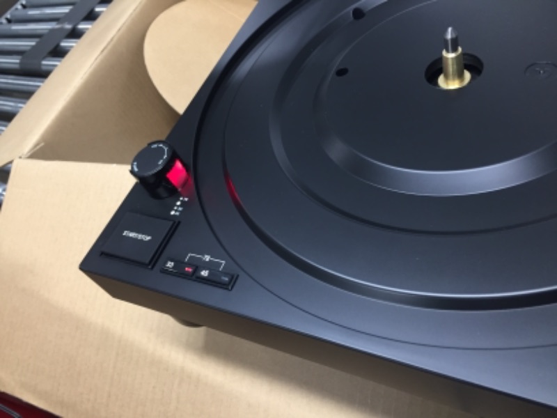 Photo 2 of Audio-Technica AT-LP120XUSB-BK Direct-Drive Turntable (Analog & USB), Fully Manual, Hi-Fi, 3 Speed, Convert Vinyl to Digital, Anti-Skate and Variable Pitch Control Black