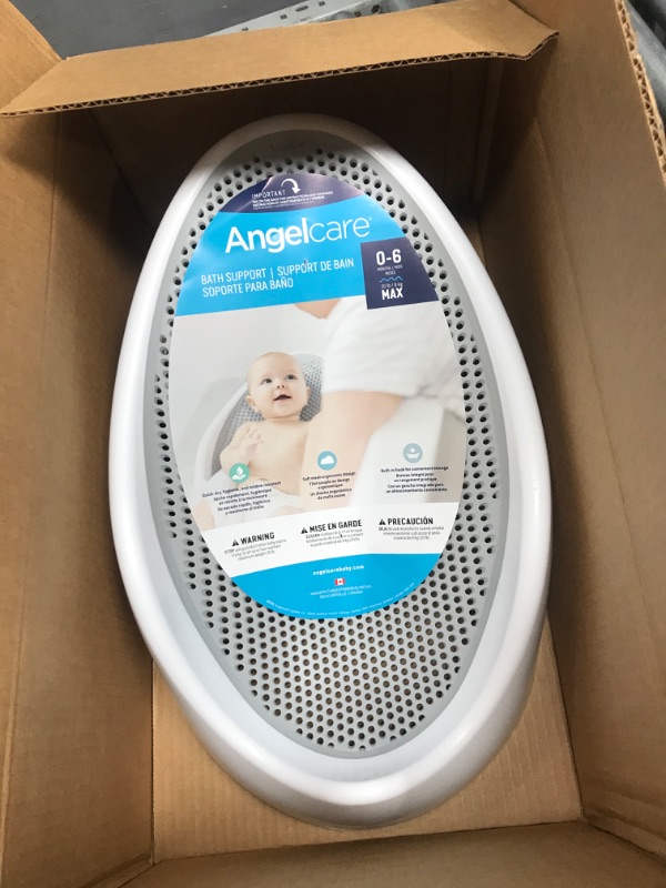 Photo 2 of Angelcare Baby Bath Support (Grey) | Ideal for Babies Less than 6 Months Old