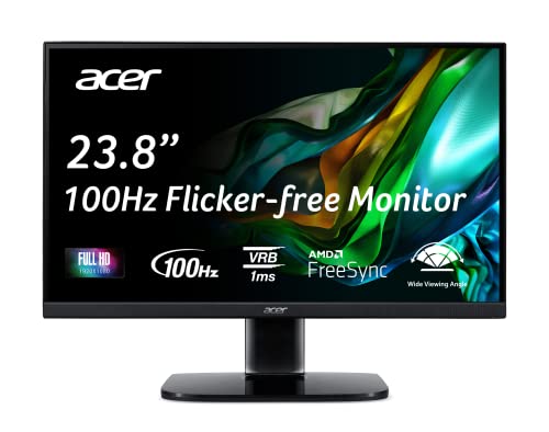 Photo 1 of Acer 23.8 Inch KC2 Series Fhd Gaming Monitor - Black
