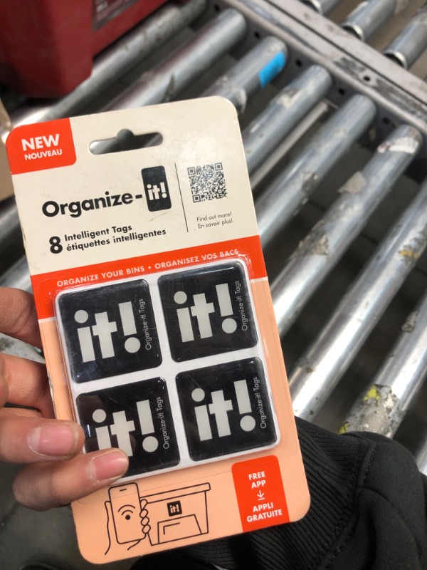 Photo 1 of GSC Technologies Organize-It Intelligent Tags, Smart Tote Tags, Organized Storage Totes, Home Storage App for Easy Storage Tracking, Smart Storage Tote Labels