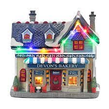 Photo 1 of 2023 Carole Towne Christmas Village Lighted House DEVON’S BAKERY Shop #5286182
